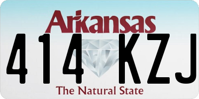 AR license plate 414KZJ