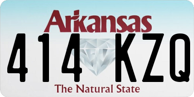 AR license plate 414KZQ