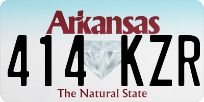 AR license plate 414KZR