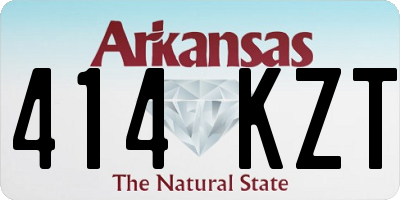 AR license plate 414KZT