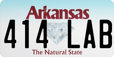 AR license plate 414LAB