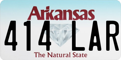 AR license plate 414LAR
