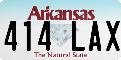 AR license plate 414LAX