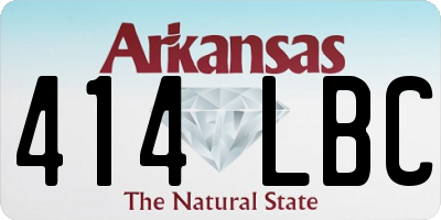 AR license plate 414LBC