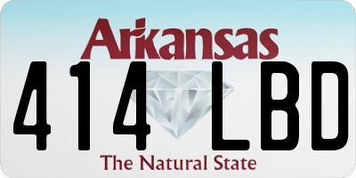 AR license plate 414LBD