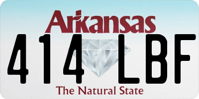 AR license plate 414LBF