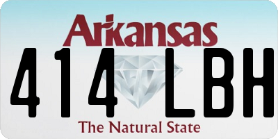 AR license plate 414LBH