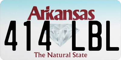 AR license plate 414LBL
