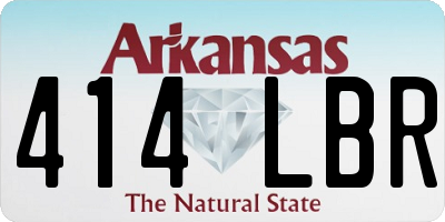 AR license plate 414LBR