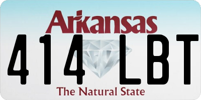 AR license plate 414LBT