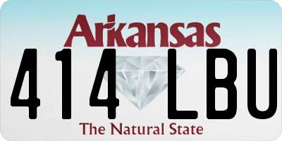 AR license plate 414LBU