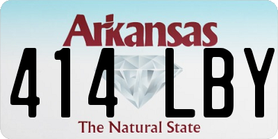 AR license plate 414LBY