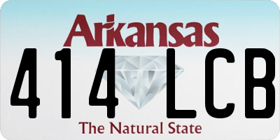 AR license plate 414LCB