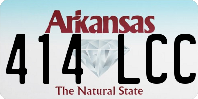AR license plate 414LCC