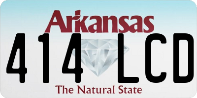 AR license plate 414LCD