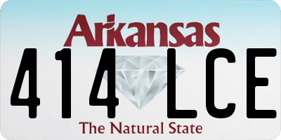 AR license plate 414LCE