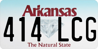 AR license plate 414LCG