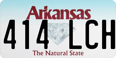 AR license plate 414LCH