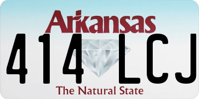 AR license plate 414LCJ