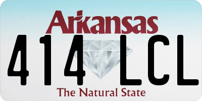 AR license plate 414LCL