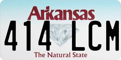 AR license plate 414LCM
