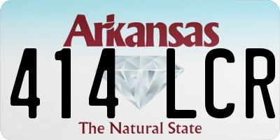 AR license plate 414LCR