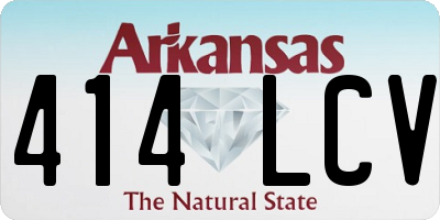 AR license plate 414LCV