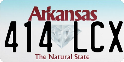 AR license plate 414LCX