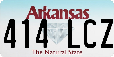 AR license plate 414LCZ