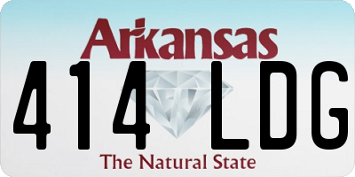 AR license plate 414LDG