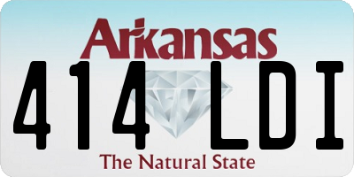 AR license plate 414LDI