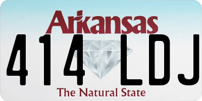 AR license plate 414LDJ