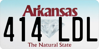AR license plate 414LDL