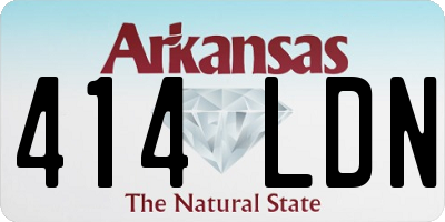 AR license plate 414LDN