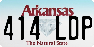 AR license plate 414LDP