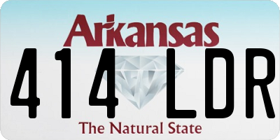 AR license plate 414LDR