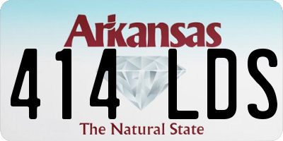 AR license plate 414LDS