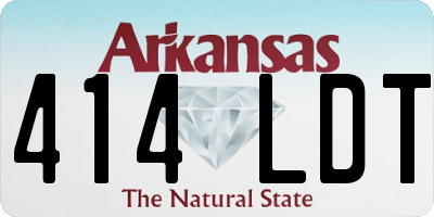 AR license plate 414LDT