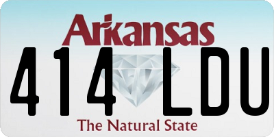 AR license plate 414LDU