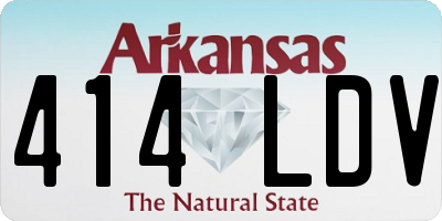 AR license plate 414LDV
