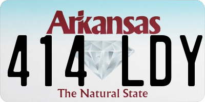 AR license plate 414LDY