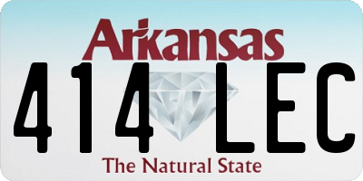 AR license plate 414LEC