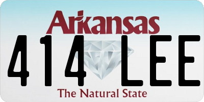 AR license plate 414LEE