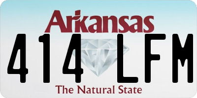 AR license plate 414LFM