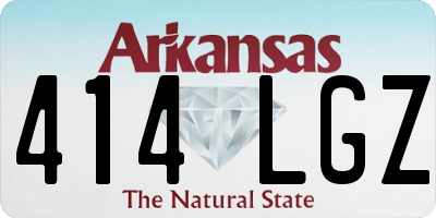 AR license plate 414LGZ