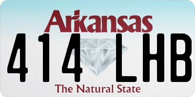 AR license plate 414LHB