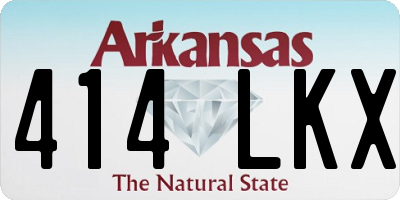 AR license plate 414LKX