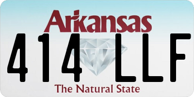 AR license plate 414LLF