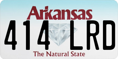 AR license plate 414LRD