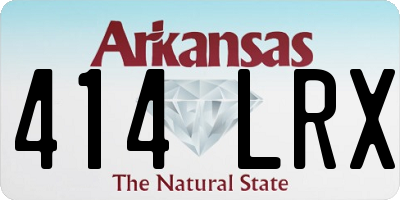 AR license plate 414LRX